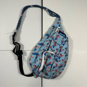 Kavu blue cross body backpack bag adjustable strap